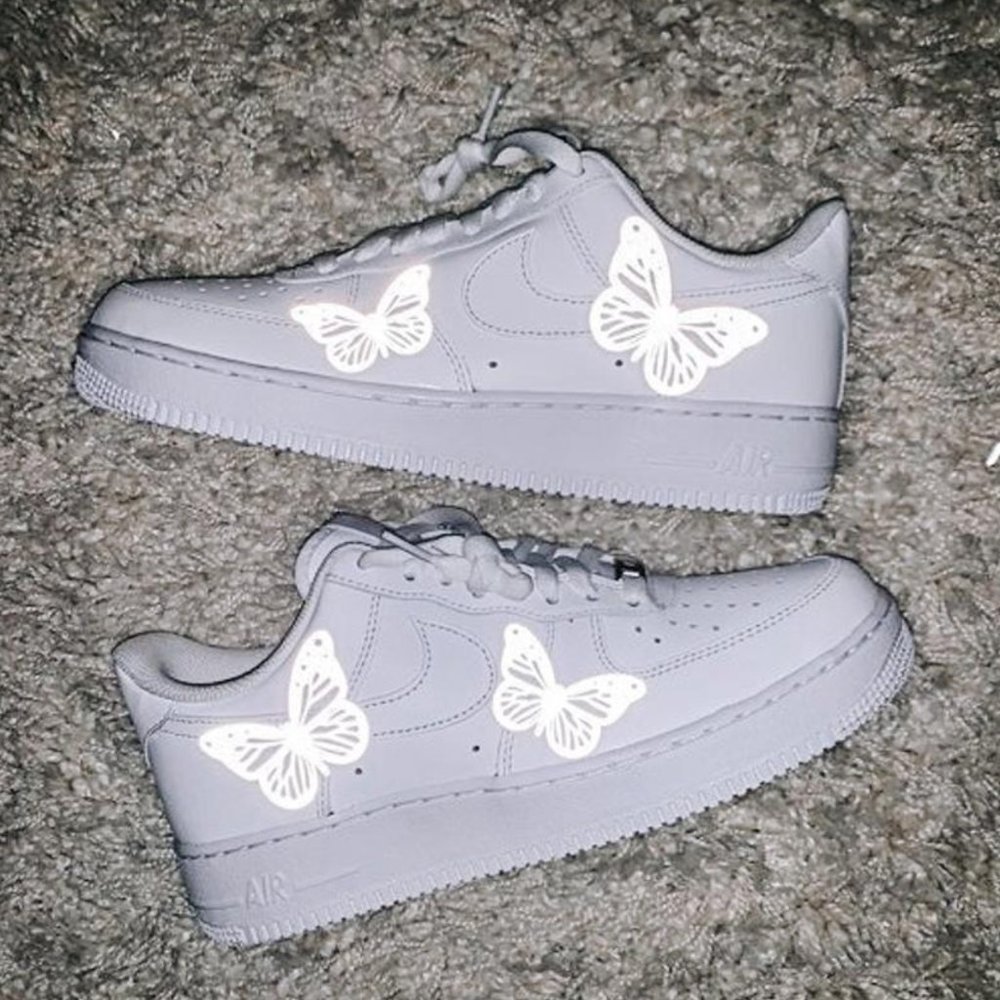 CUSTOM Nike Air Force 1 Low Sneakers Shoes - Picture 3 of 5